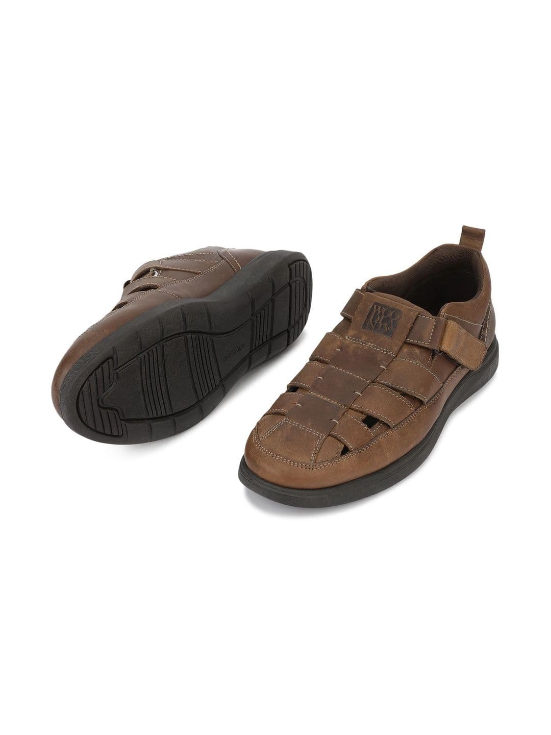 Woodland Men Leather Fisherman Sandals thumbnail 2