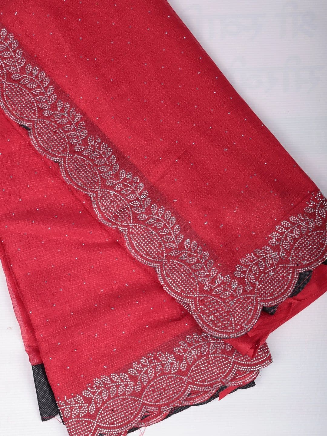 RENBRIZA Embellished Poly Georgette Saree thumbnail 7