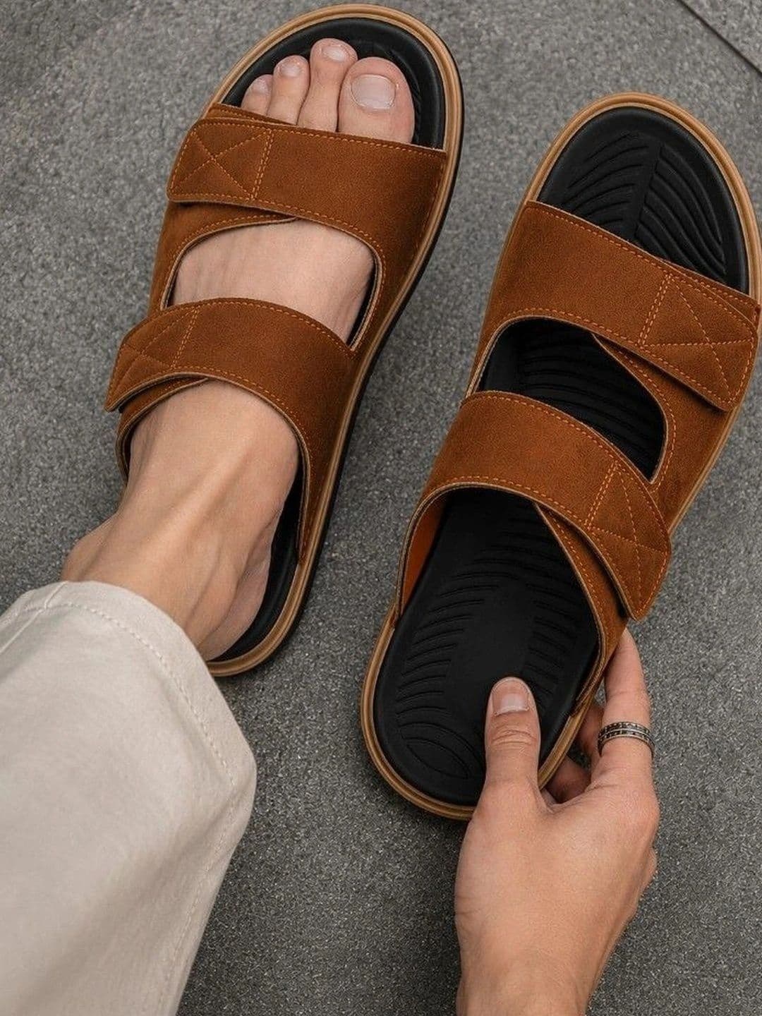 Killer Men Suede Comfort Sandals thumbnail 6