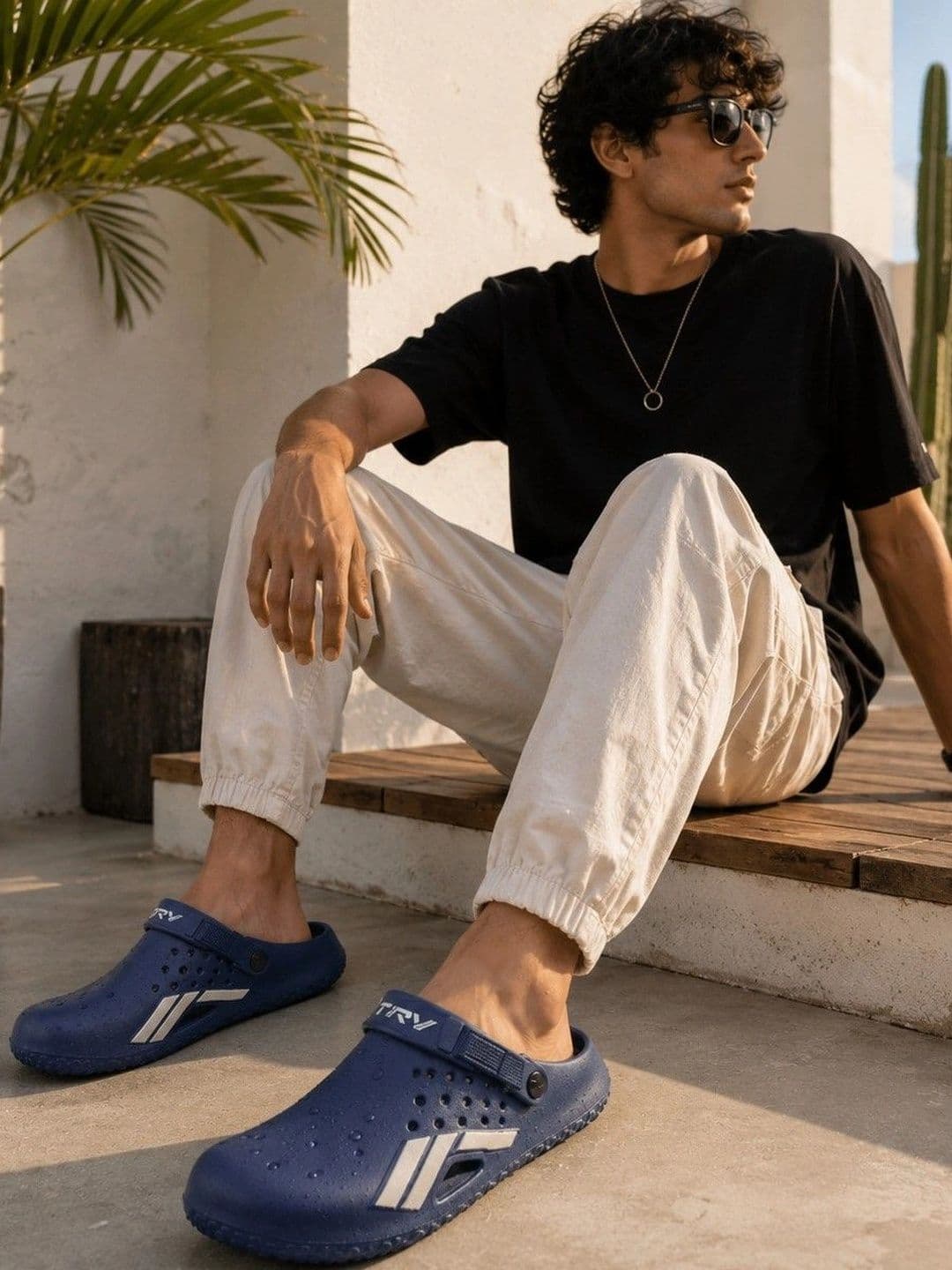 TRV Men Clogs Sandals - view 1