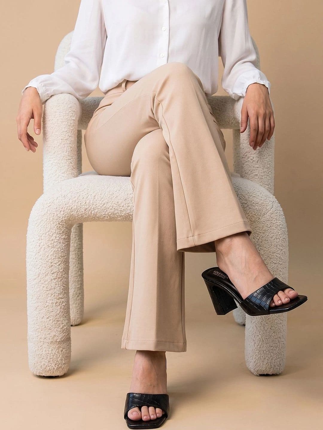 Sole Saga Textured Block Mules thumbnail 4
