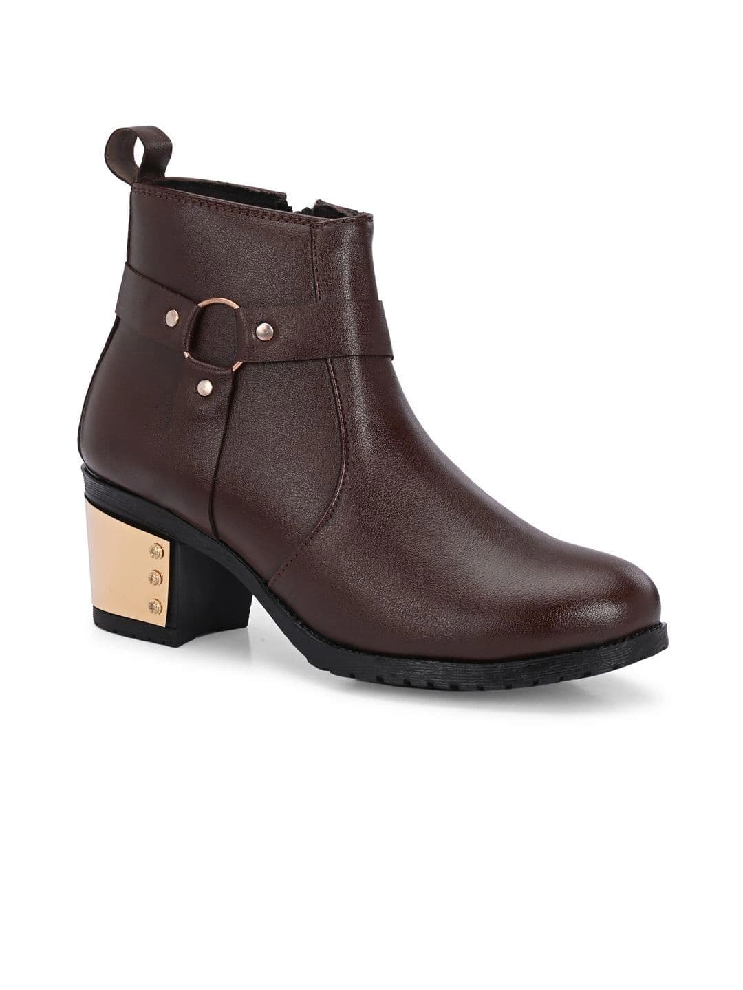 The Roadster Lifestyle Co Women Round Toe Zip Regular Boots thumbnail 5