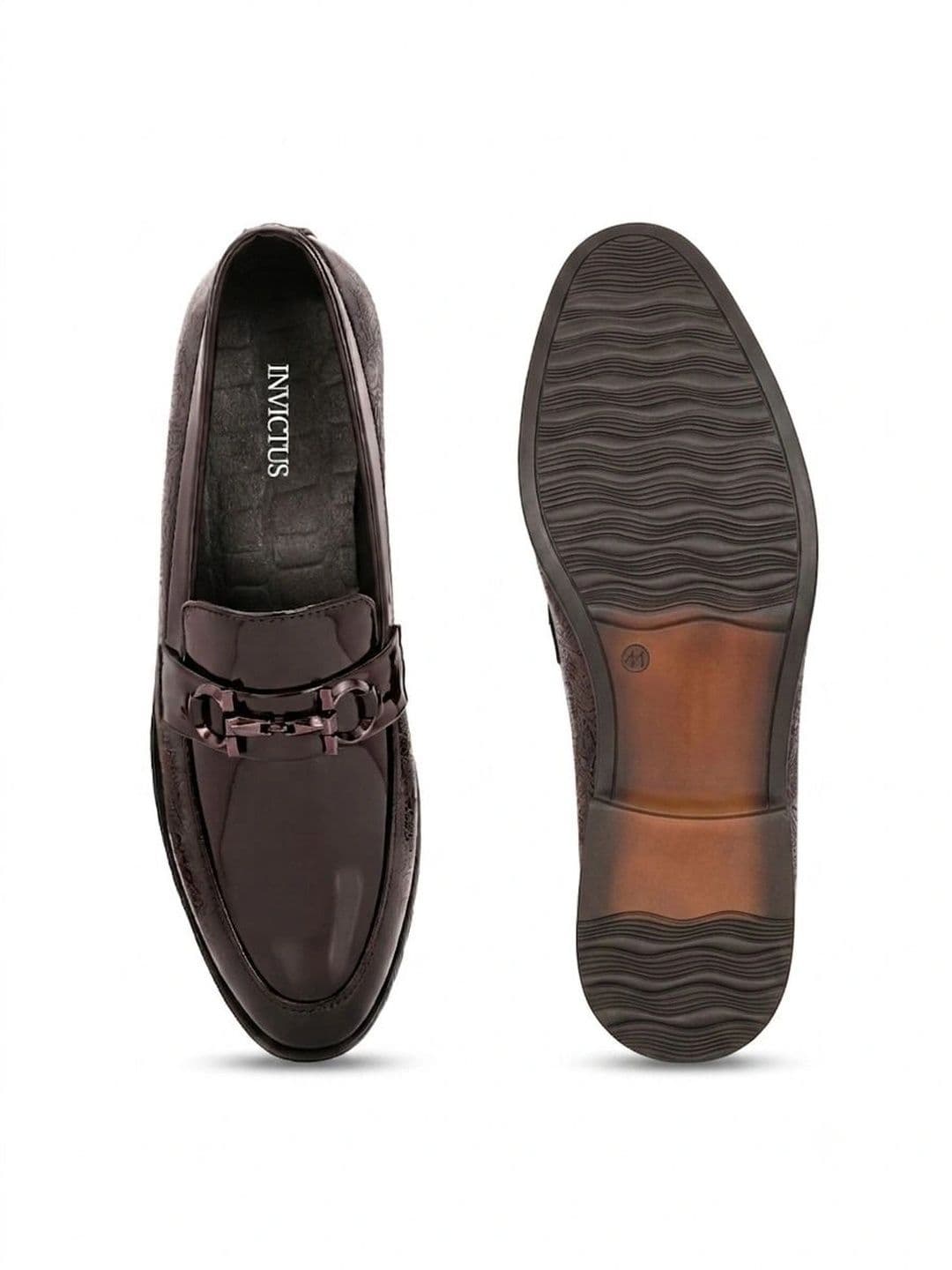 INVICTUS Round Toe Loafers Formal Shoes thumbnail 3