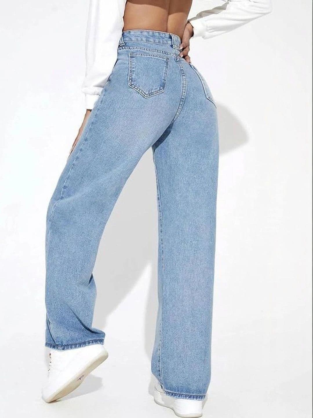 MAKPAK Women Jean Relaxed Fit High-Rise Jeans thumbnail 4