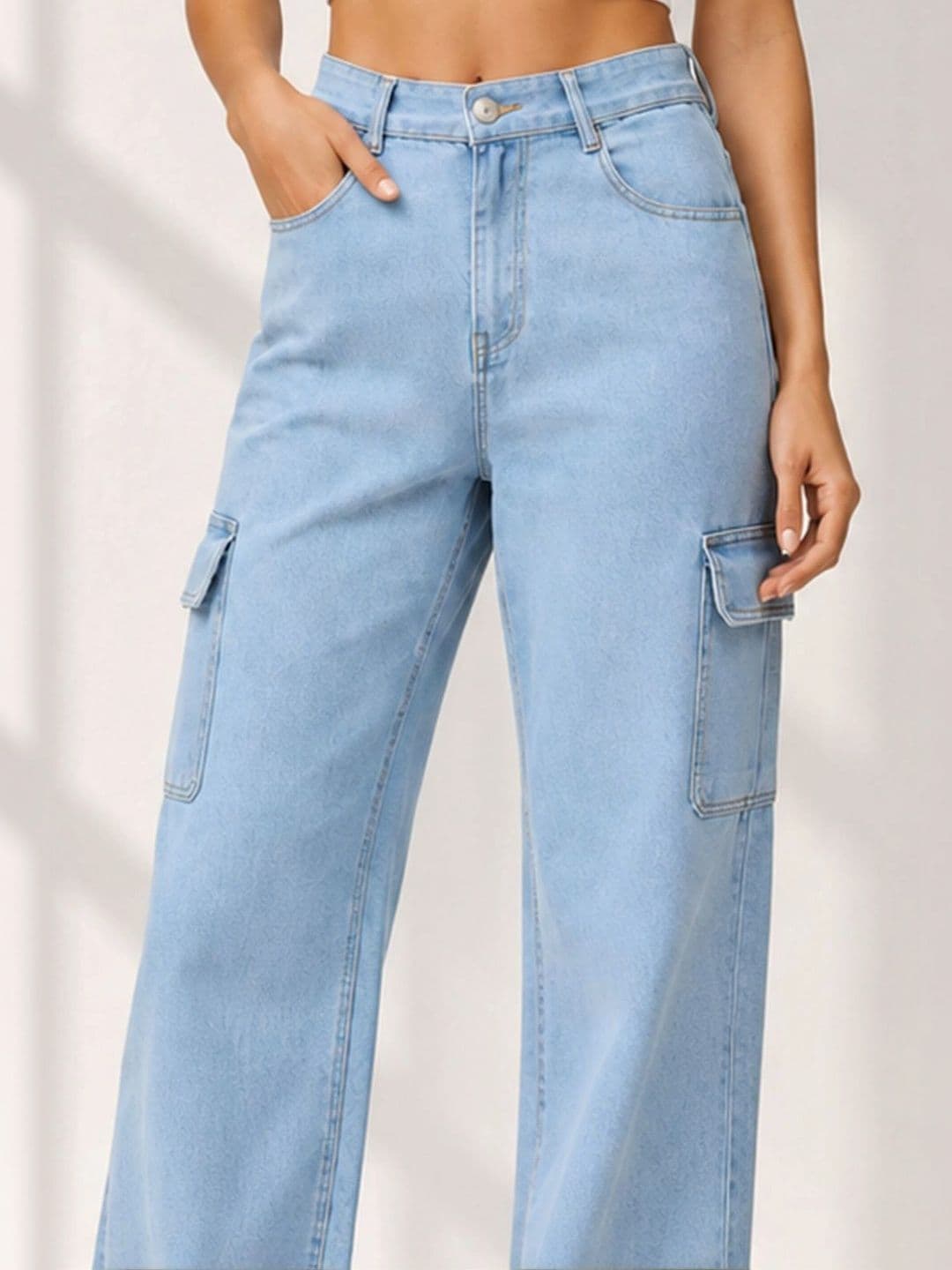 FLARING Women Classic Regular Fit Mid-Rise Stretchable Jeans thumbnail 4