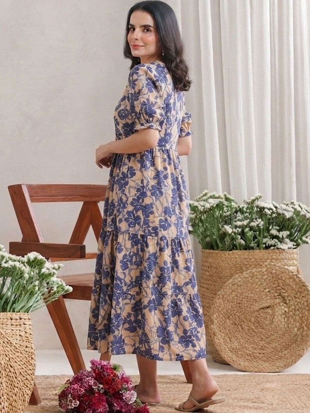 PRESHA Women Floral Printed Floral Kurta thumbnail 7