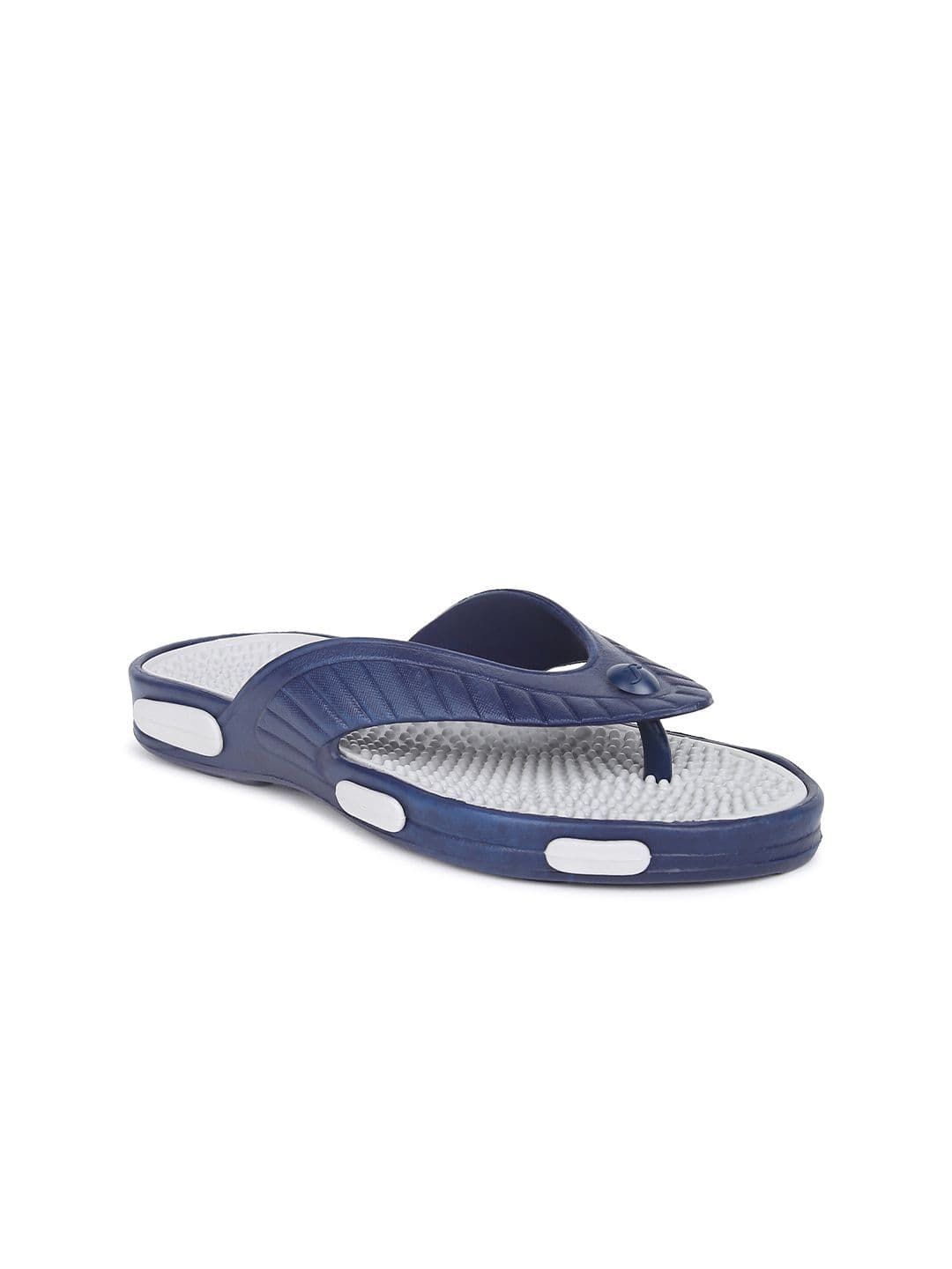 Paragon Men Navy Blue & Grey Thong Flip-Flops - view 1