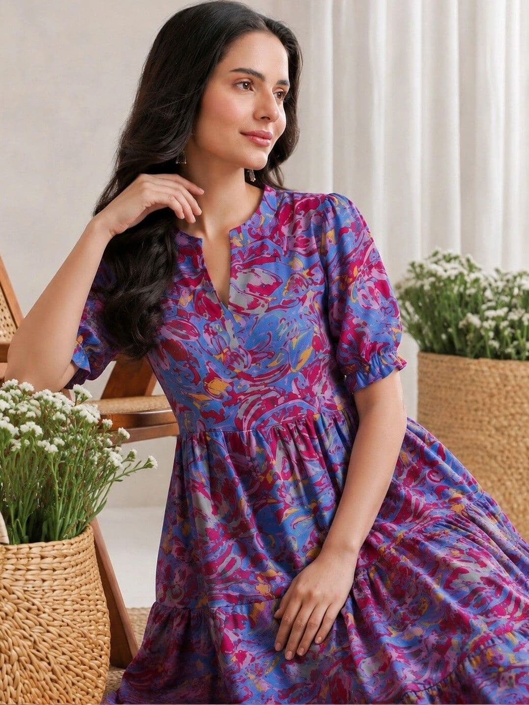 PRESHA Women Printed Kurta thumbnail 5