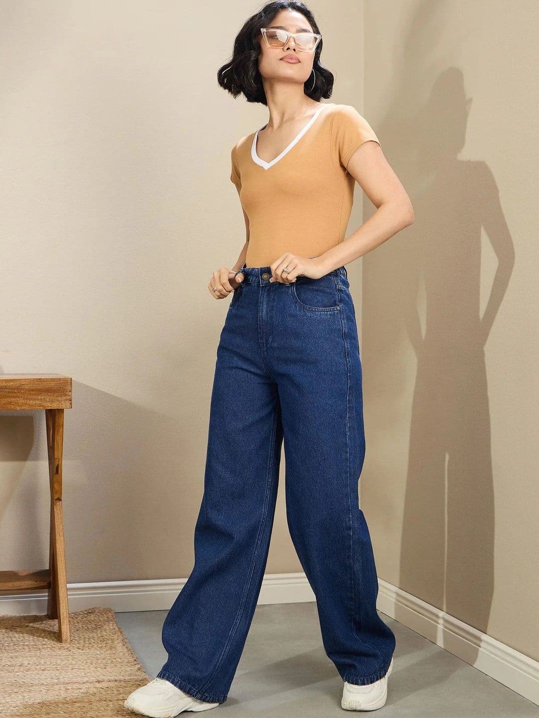 stylefabs Women Loose Relaxed Fit High-Rise Jeans thumbnail 5