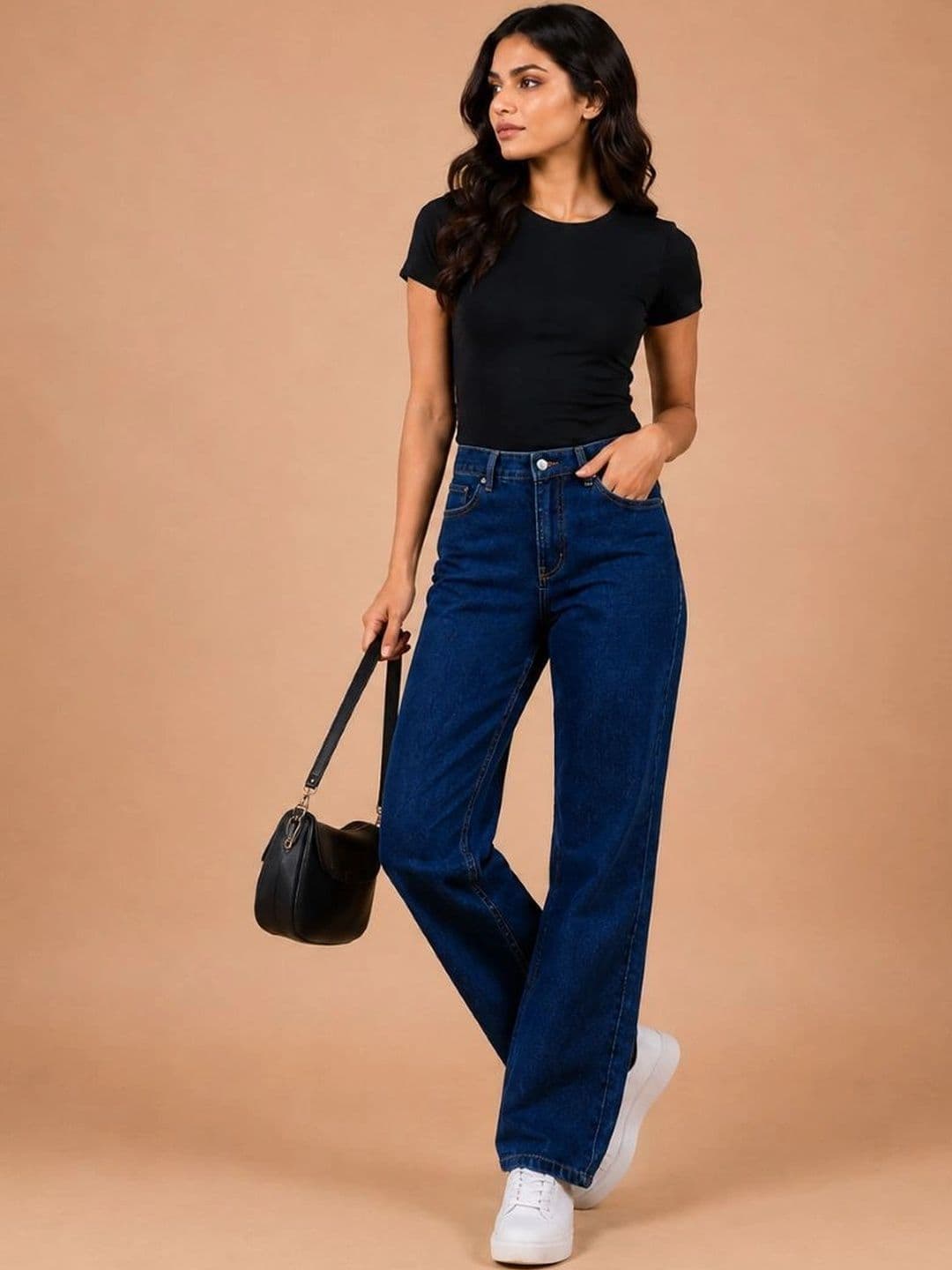 FLARING Women Classic Regular Fit Mid-Rise Stretchable Jeans thumbnail 2