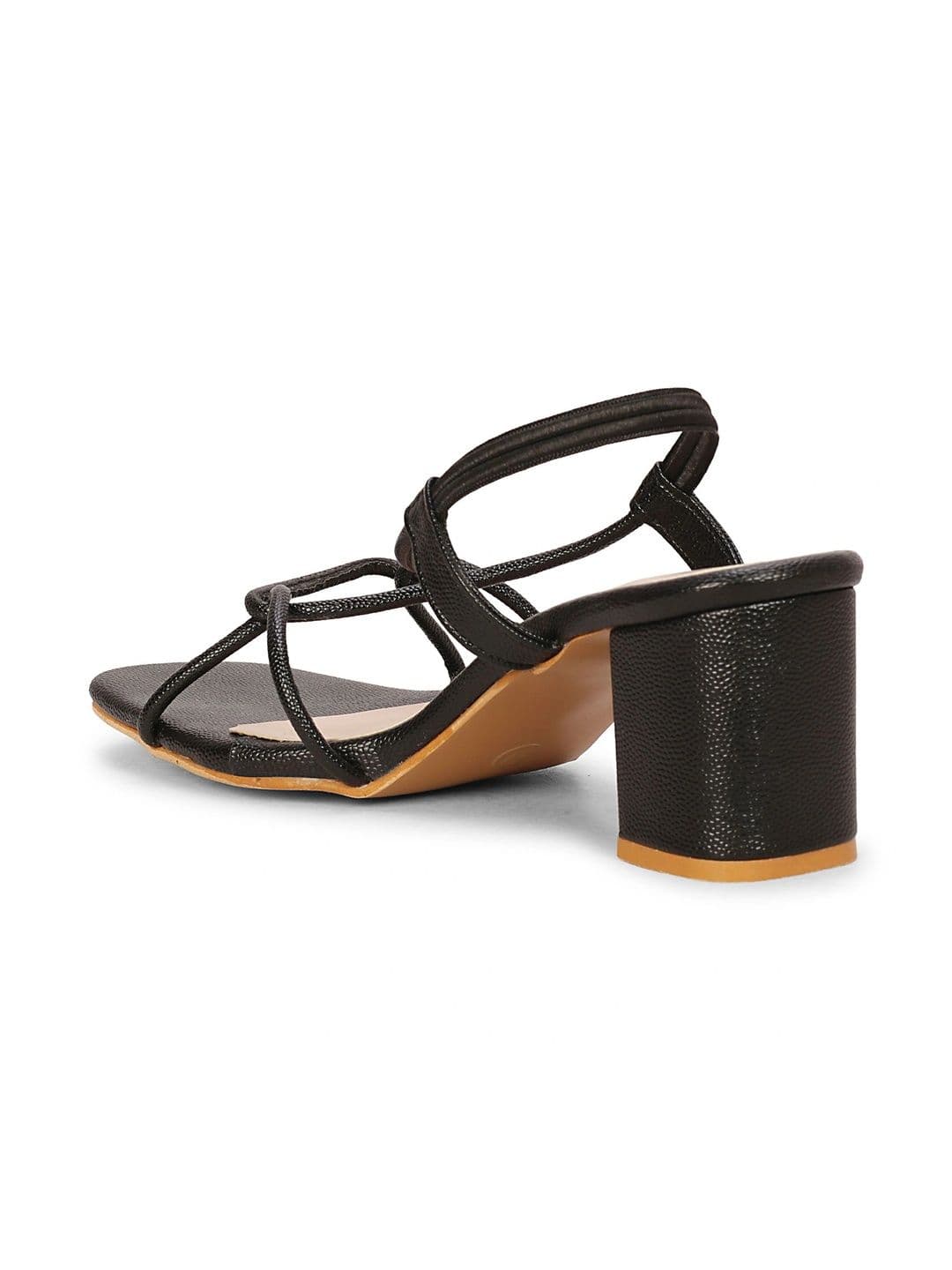 DressBerry Textured Ethnic Block Sandals thumbnail 2