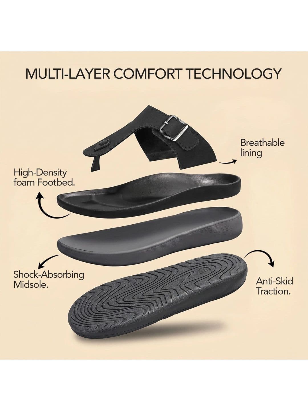 Paragon Men Comfort Sandals thumbnail 6