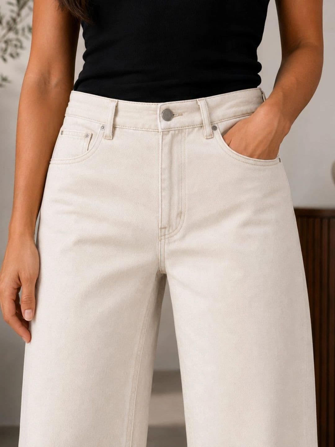 DressBerry Women Classic Regular Fit Mid-Rise Stretchable Jeans thumbnail 3