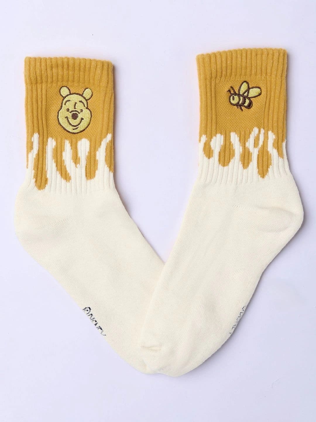 The Souled Store Unisex Cotton Blend Patterned Above Ankle Socks thumbnail 3