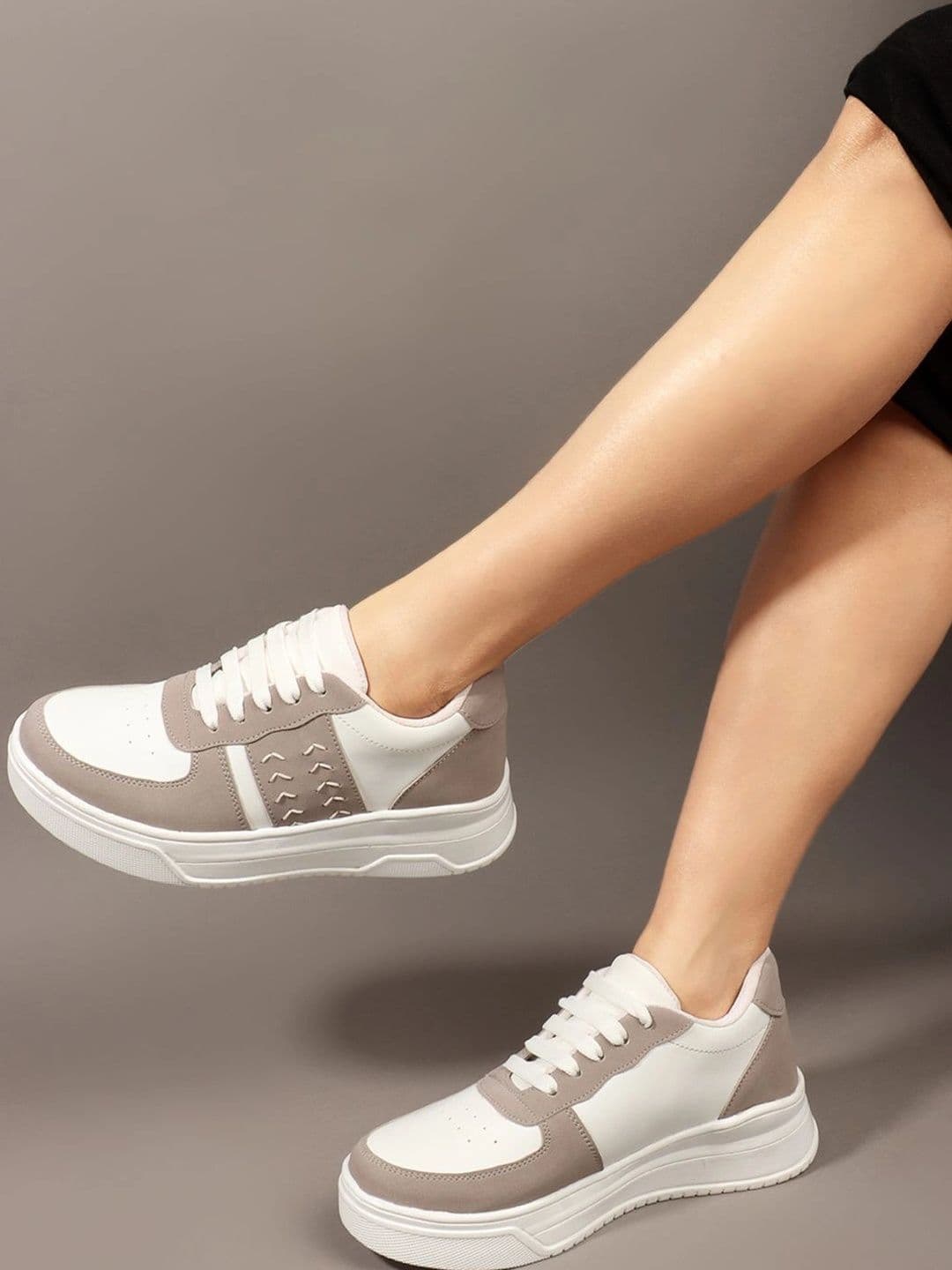 CORSICA Women Colourblocked PU Sneakers - view 1