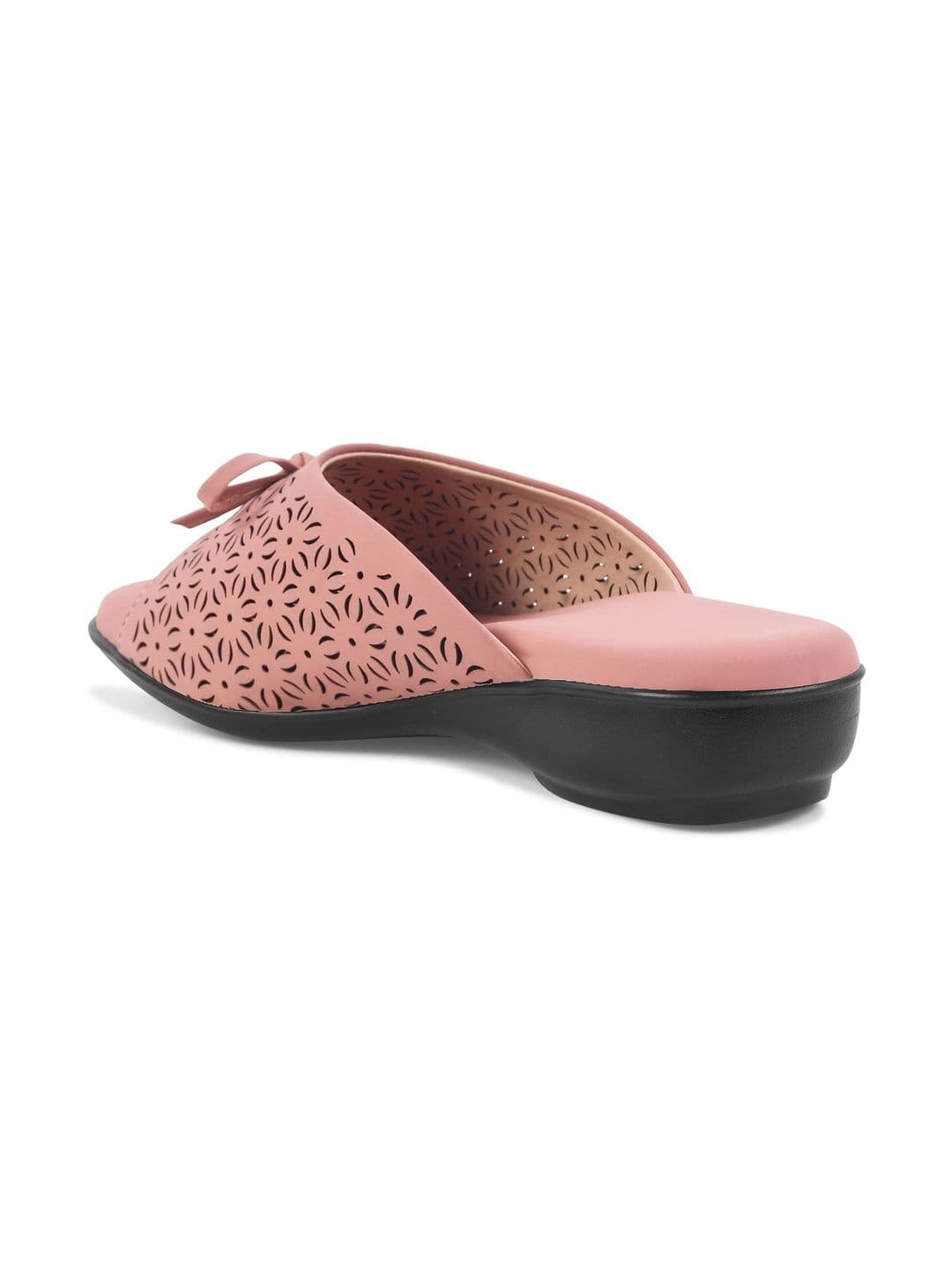 CORSICA Women Textured Open Toe Flats with Bows thumbnail 7