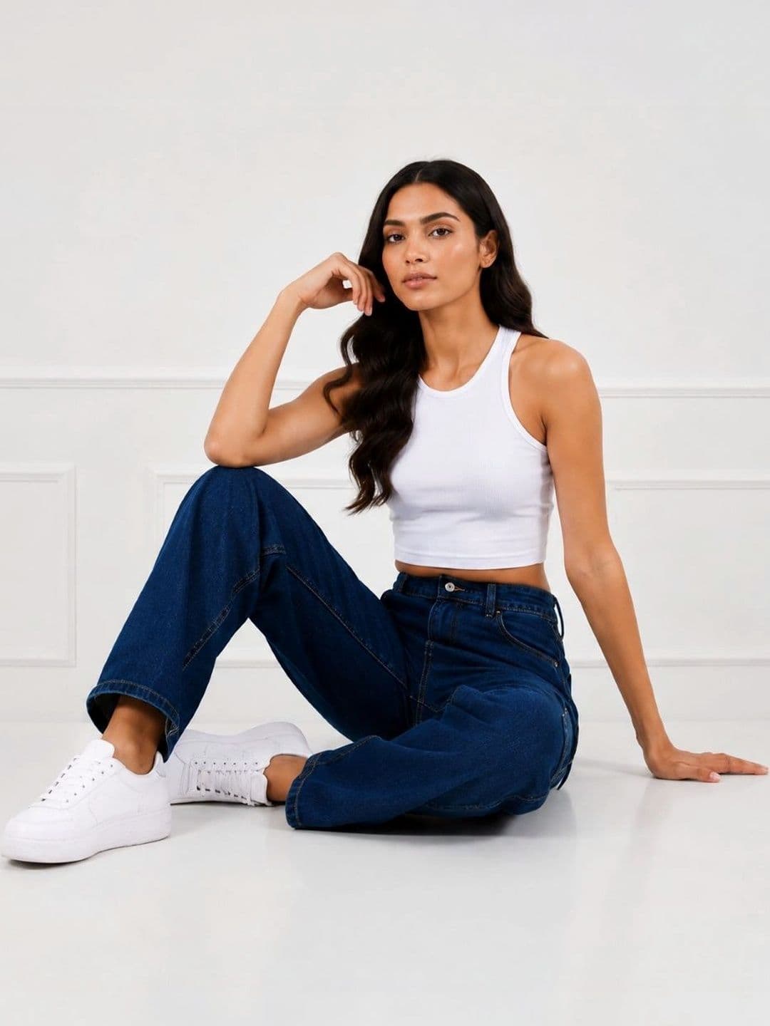 jeancherry Women Classic Regular Fit Mid-Rise Stretchable Jeans thumbnail 2
