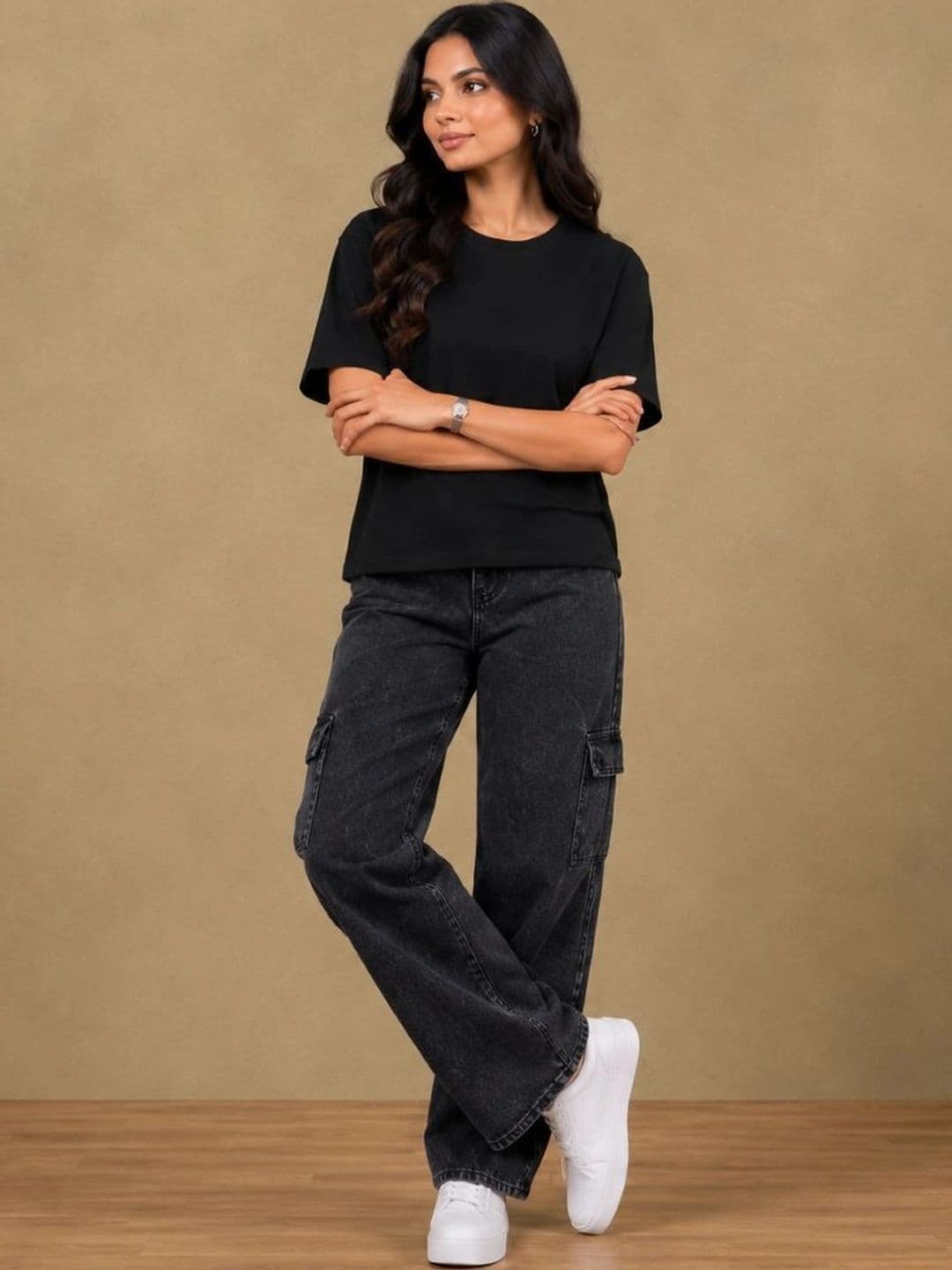 COMFITS Women Classic Regular Fit Mid-Rise Stretchable Jeans thumbnail 4