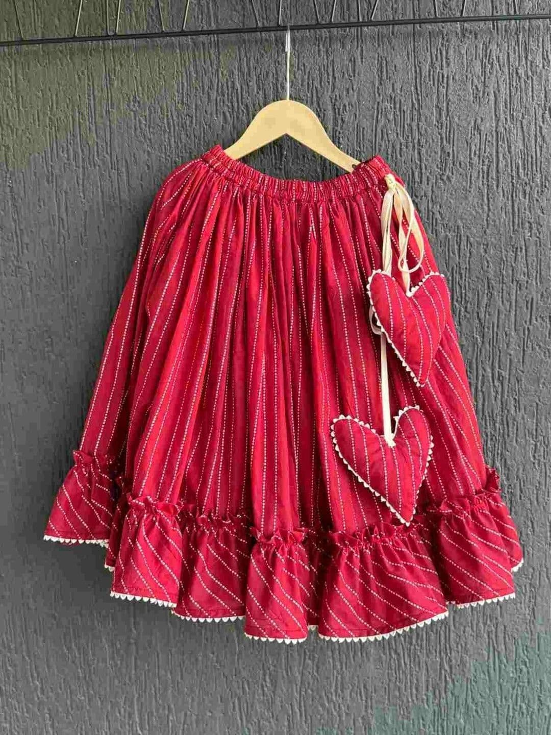 The Little Tales Girls Printed Ready to Wear Lehenga & Blouse With Dupatta thumbnail 7