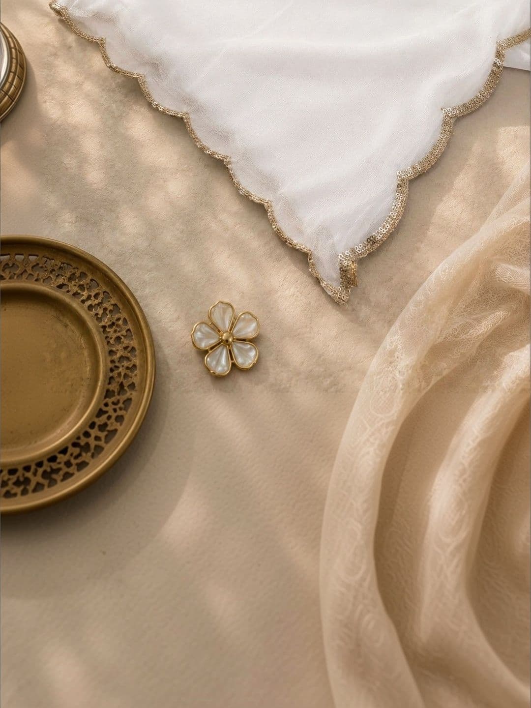DUPATTAHERITAGE Dupatta with Sequinned thumbnail 4