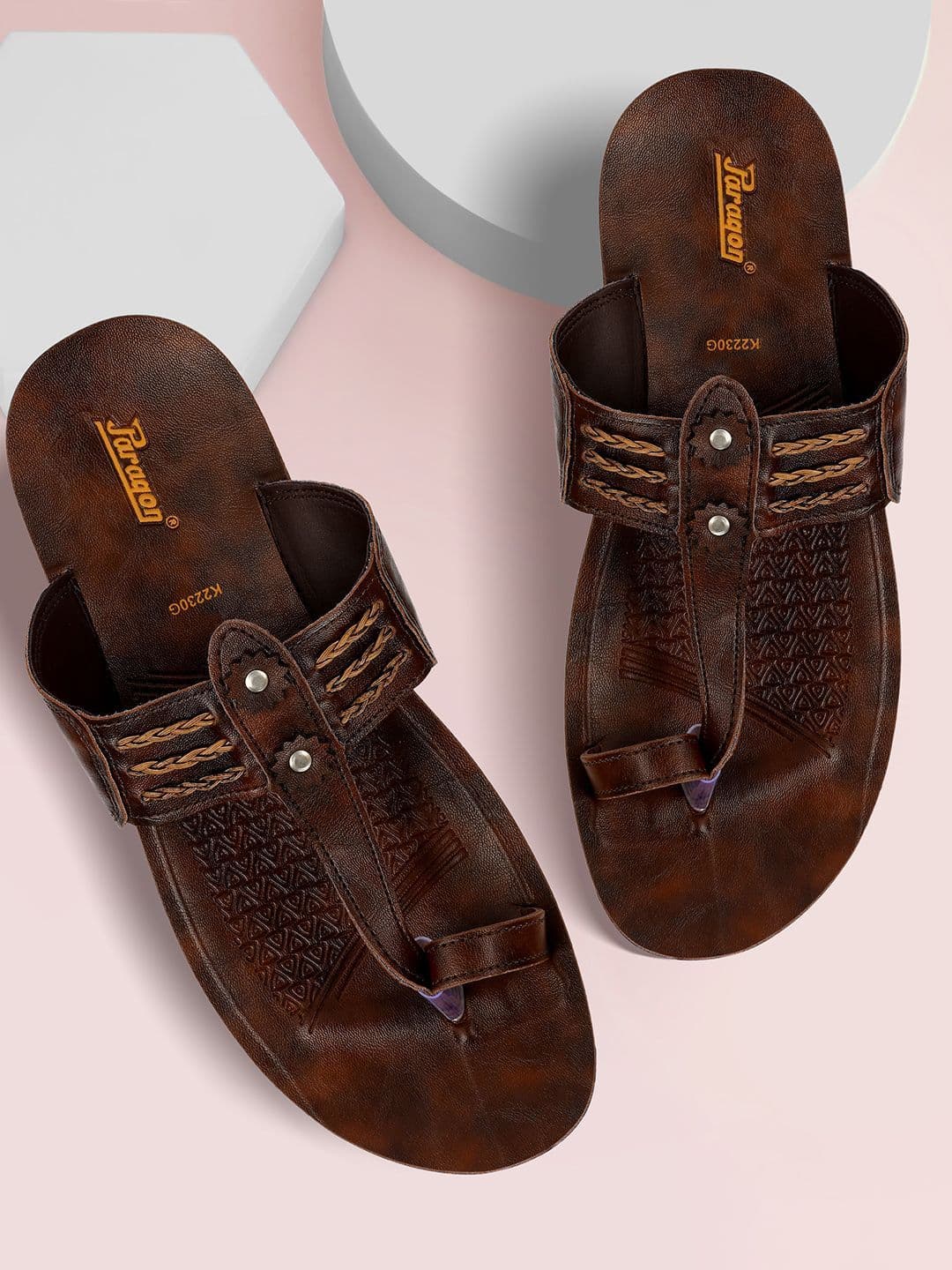 Paragon Men Sturdy Construction Ethnic Comfort Sandals - view 1