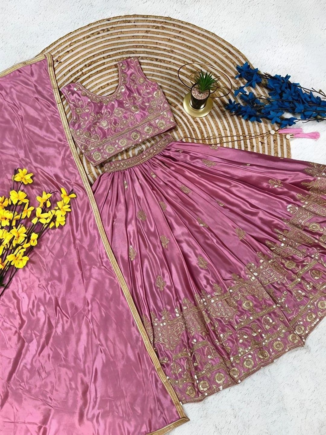 Moda Rapido Girls Embroidered Ready to Wear Lehenga & Blouse With Dupatta thumbnail 5