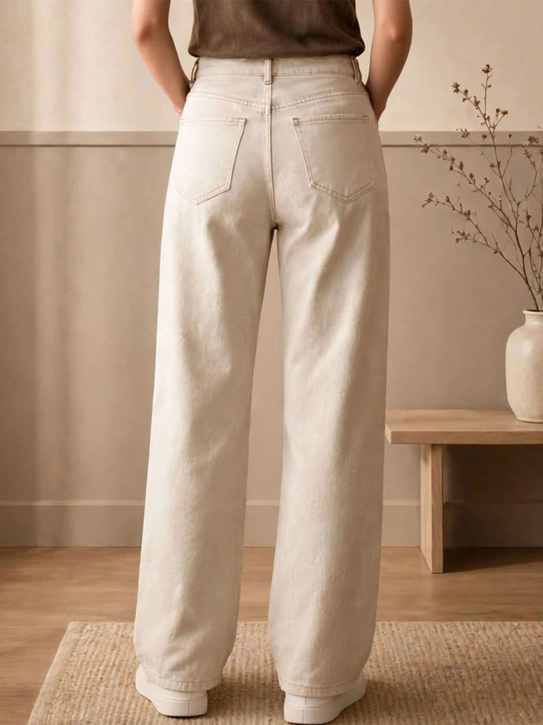 Metronaut Women Classic Regular Fit Mid-Rise Stretchable Jeans thumbnail 2