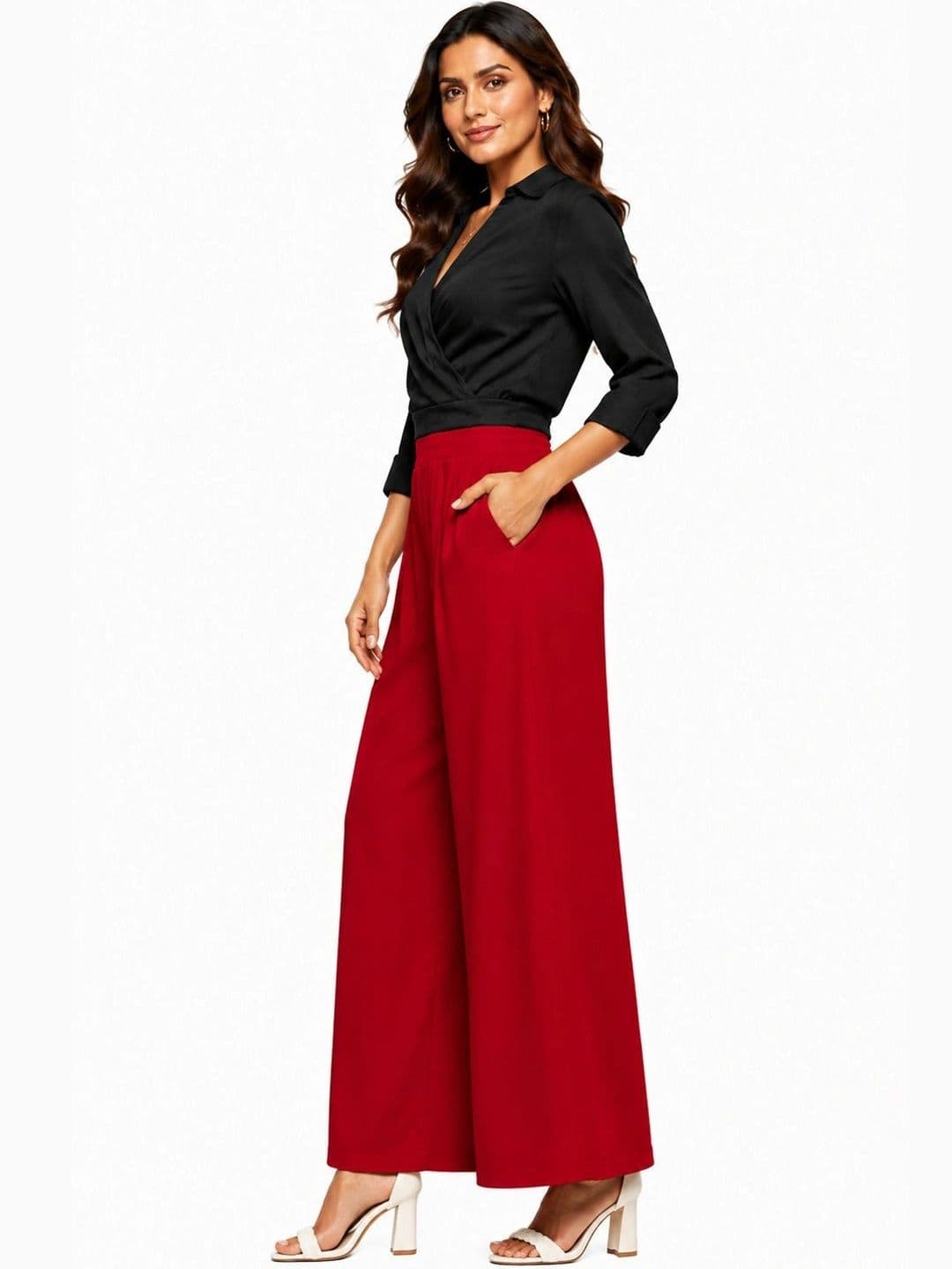 Threadbloom Women Knitted Ethnic Palazzos thumbnail 4