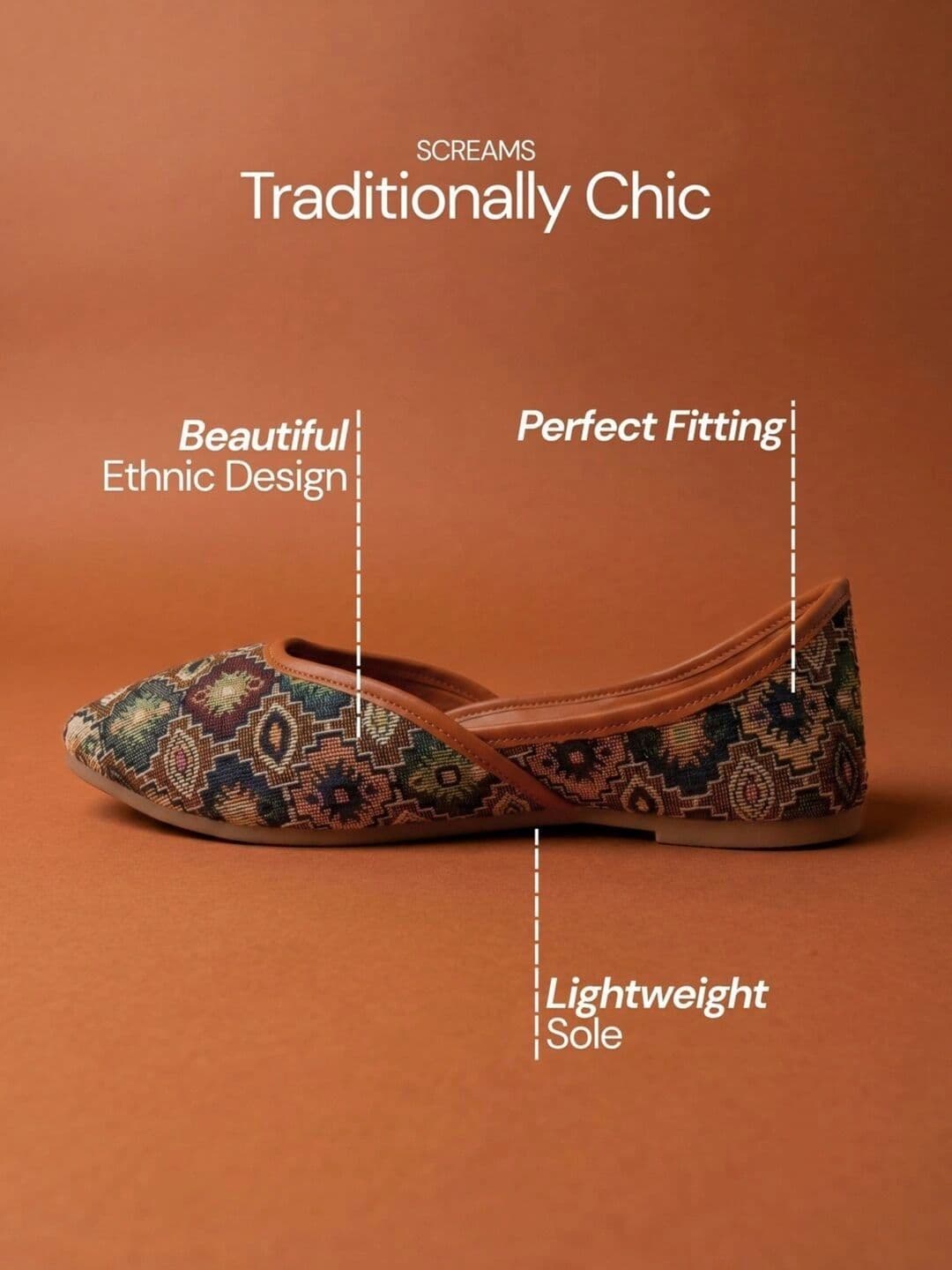 JodyHub Women Ethnic Mojaris Flats thumbnail 7