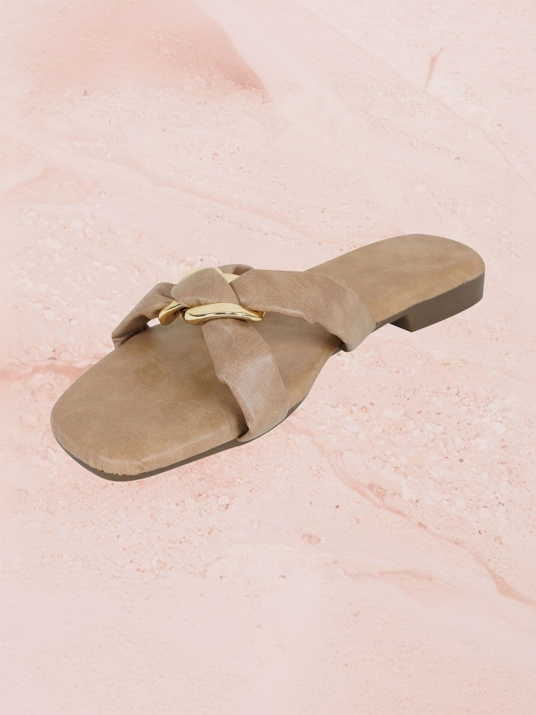 DressBerry Women Open Toe Flats with Buckles thumbnail 3