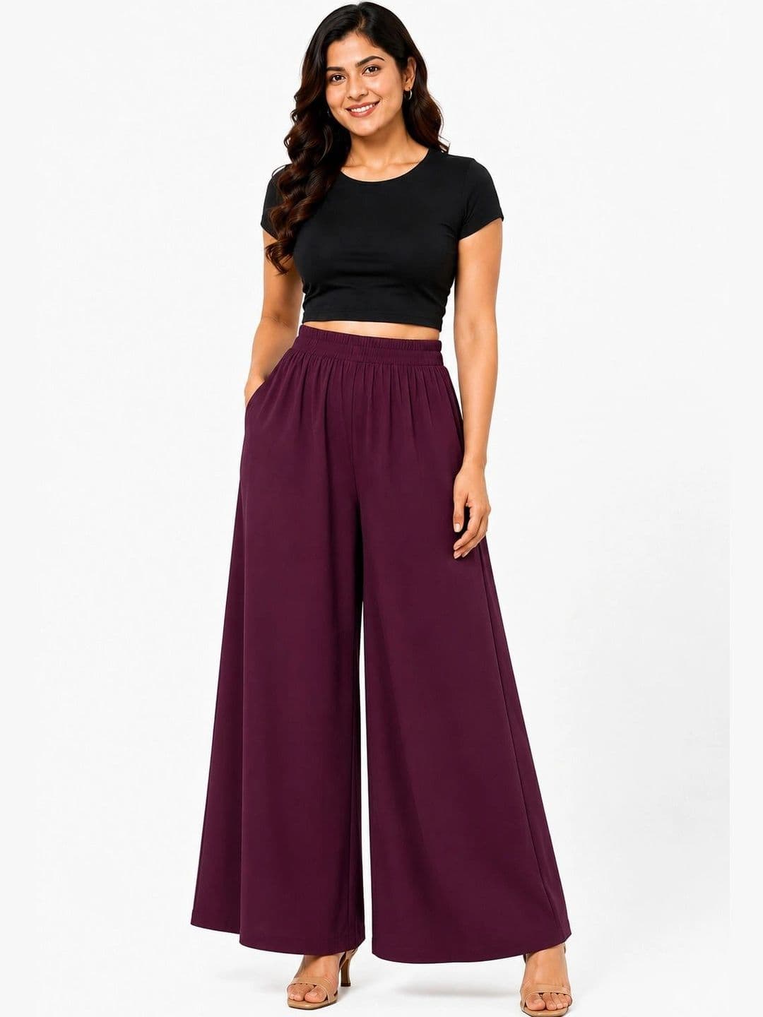 Threadbloom Women Knitted Ethnic Palazzos thumbnail 4