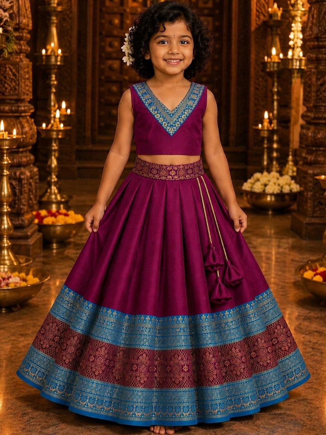 Xepon Girls Ready to Wear Lehenga & - view 1