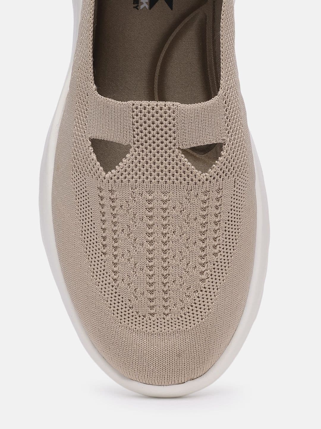 HRX by Hrithik Roshan Women Woven Design Slip-On Sneakers thumbnail 6