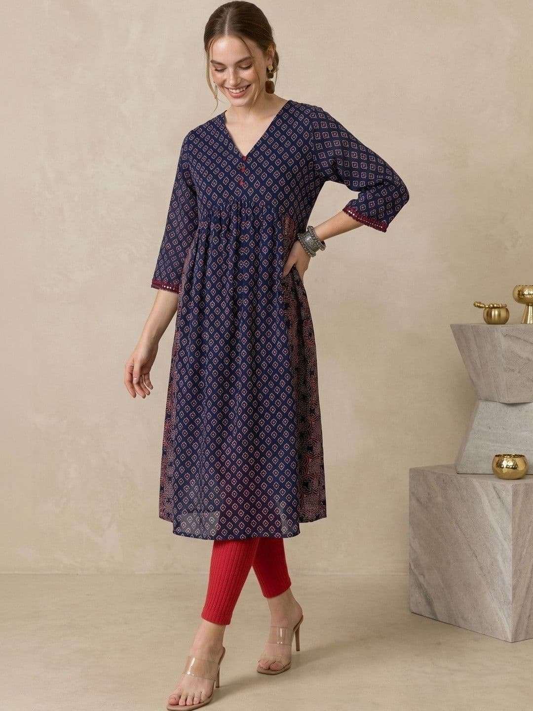 Sangria Women Kurta thumbnail 6