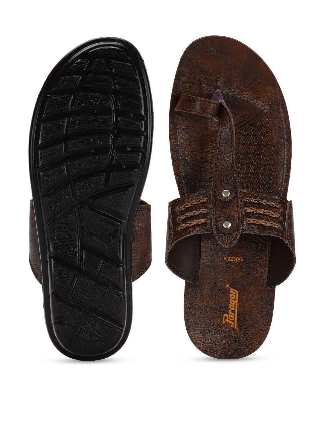 Paragon Men Sturdy Construction Ethnic Comfort Sandals thumbnail 4