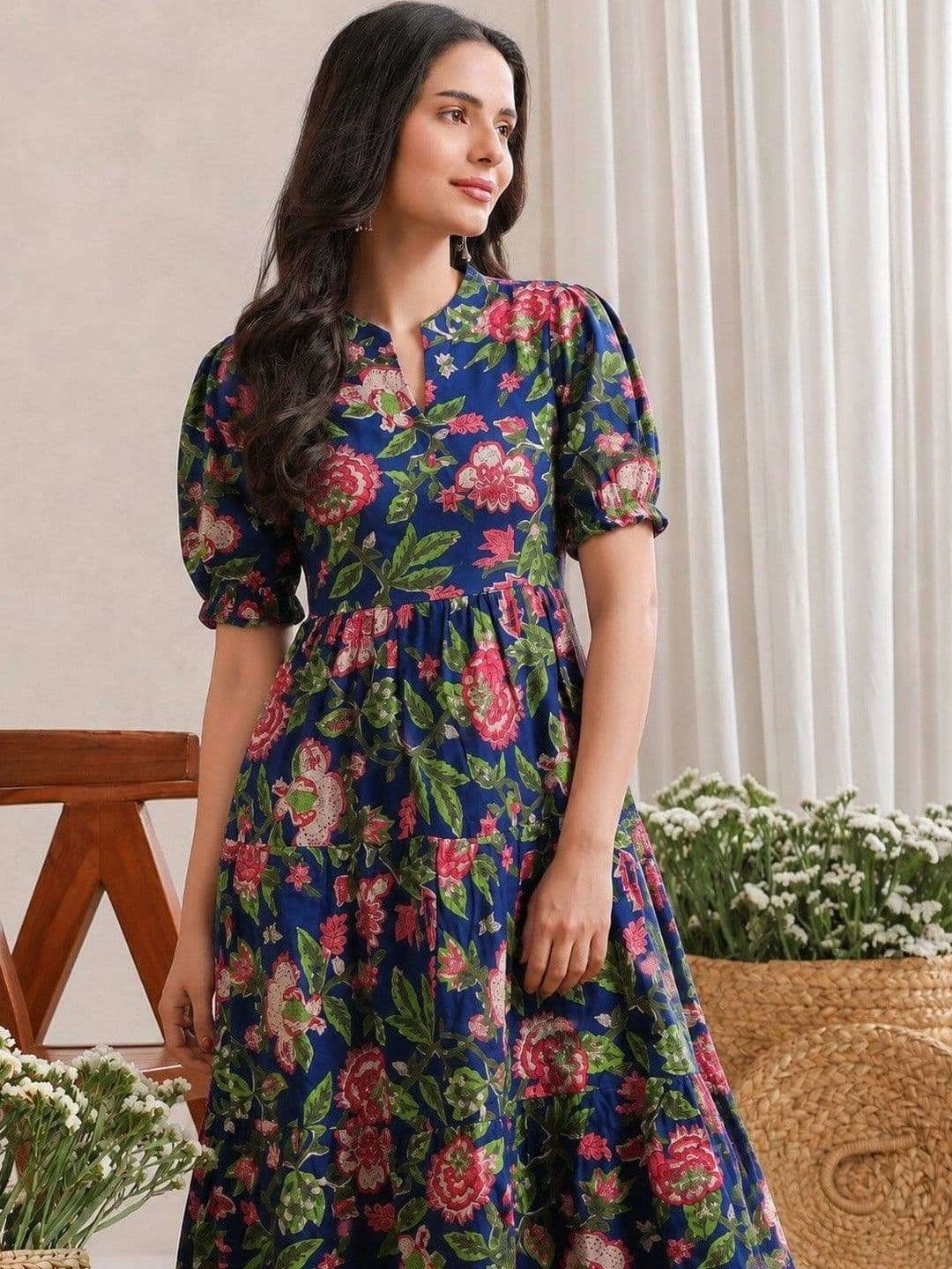 PRESHA Women Floral Printed Floral Kurta thumbnail 5