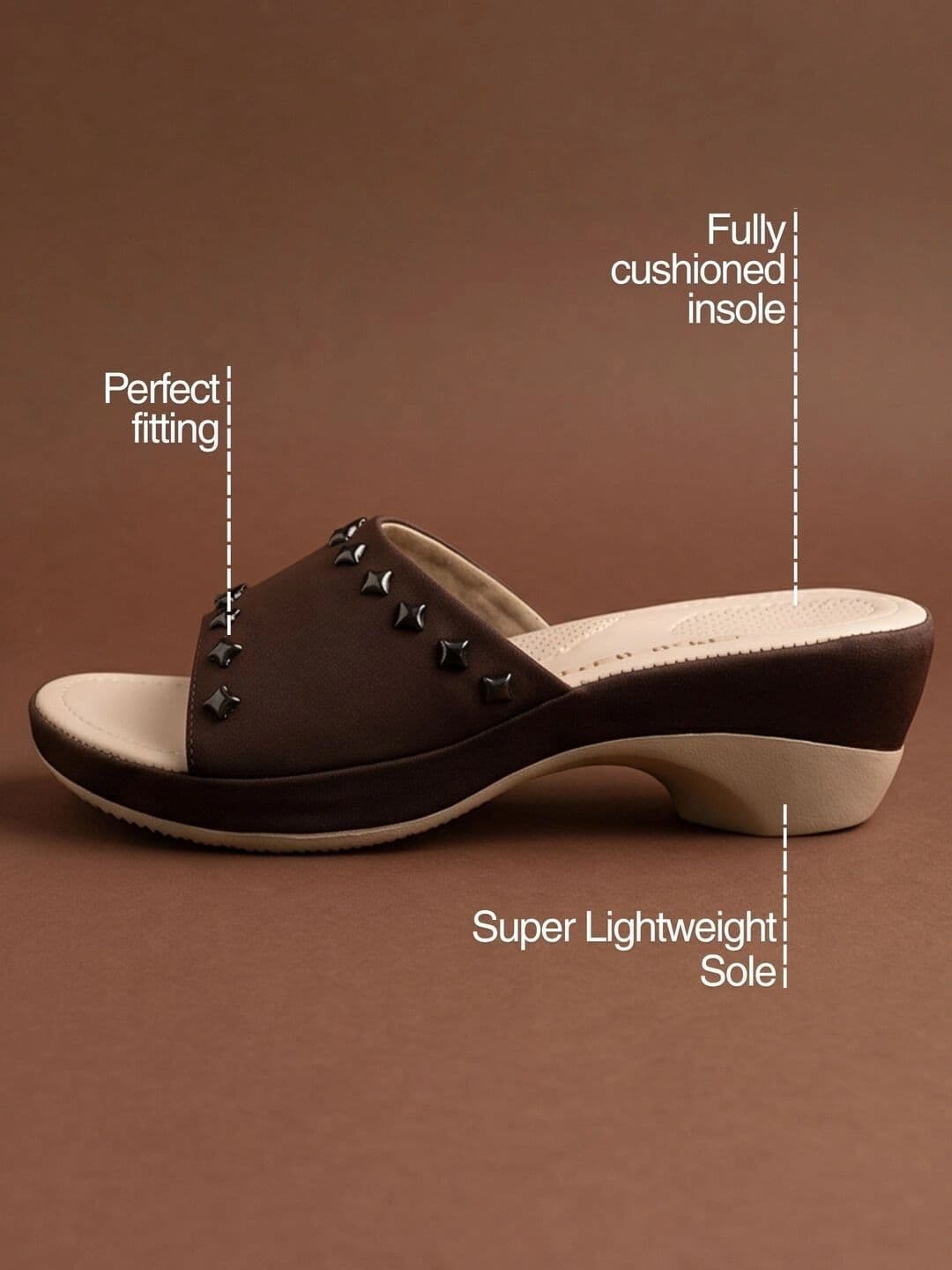 JodyHub Embellished Wedge Sandals thumbnail 5