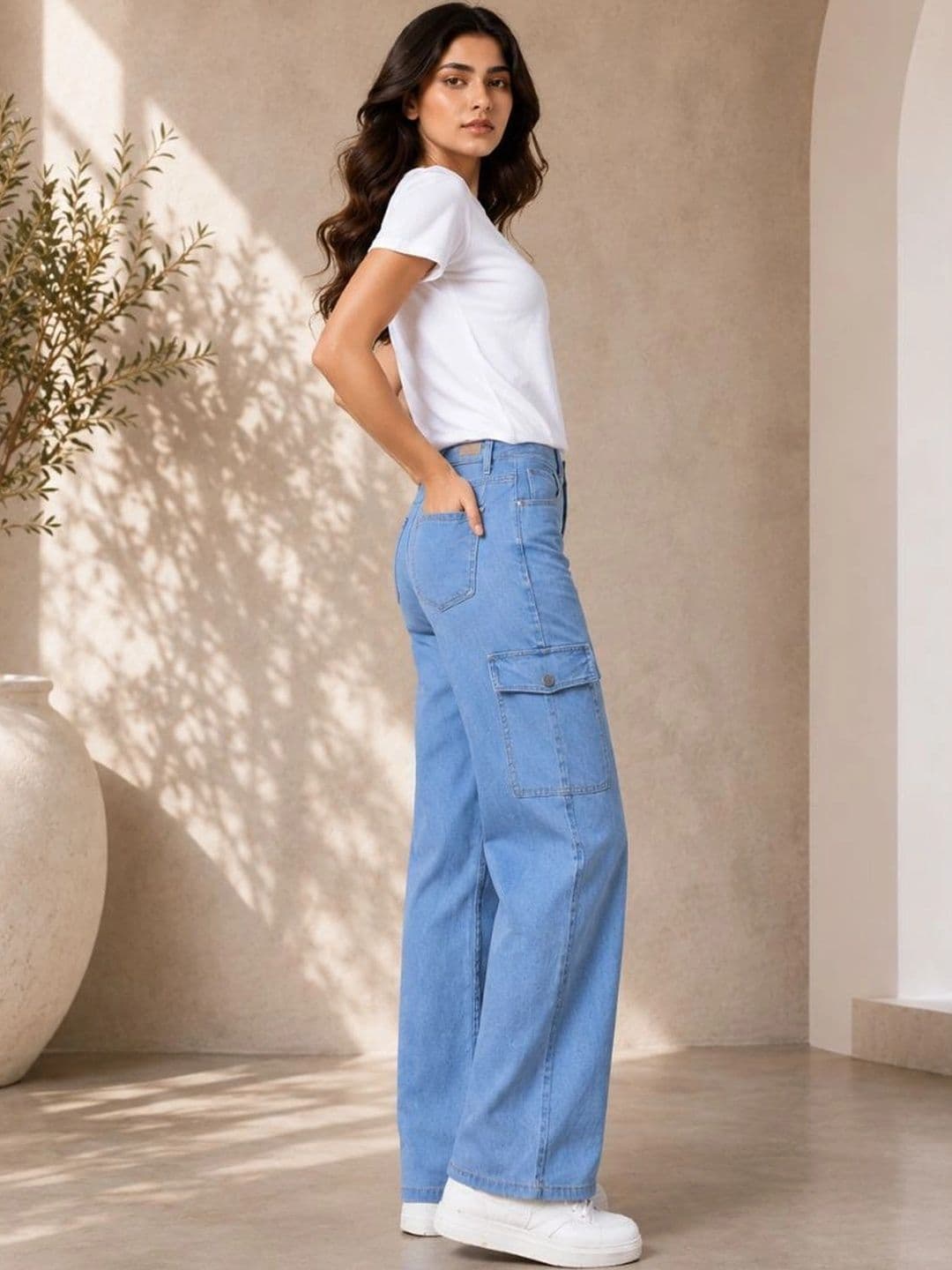 jeancherry Women Classic Regular Fit Mid-Rise Stretchable Jeans thumbnail 4