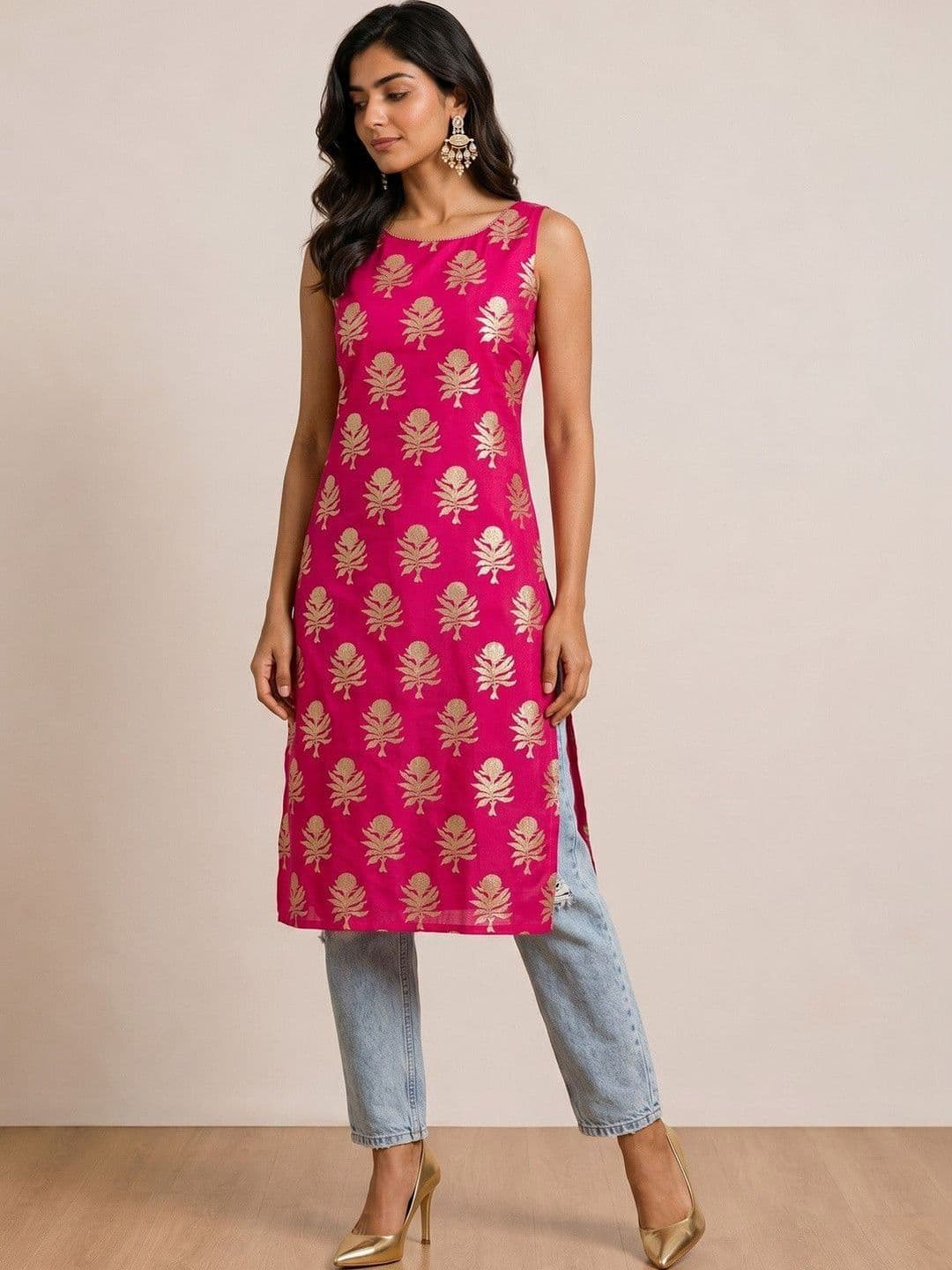 Sangria Women Kurta thumbnail 4