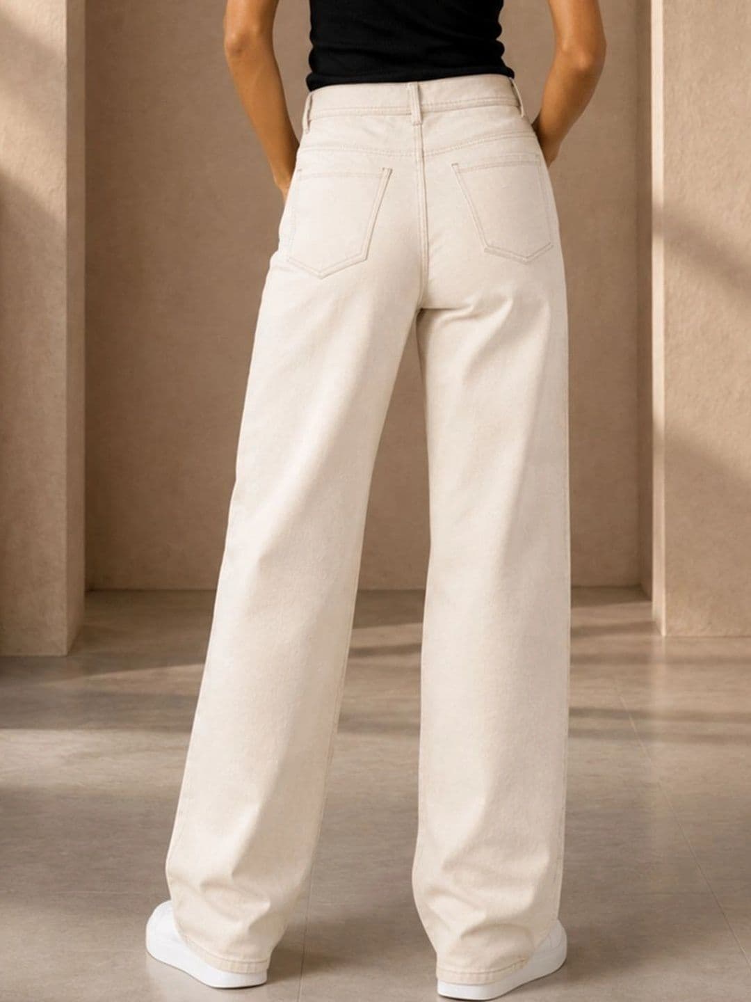 Metronaut Women Classic Regular Fit Mid-Rise Stretchable Jeans thumbnail 3
