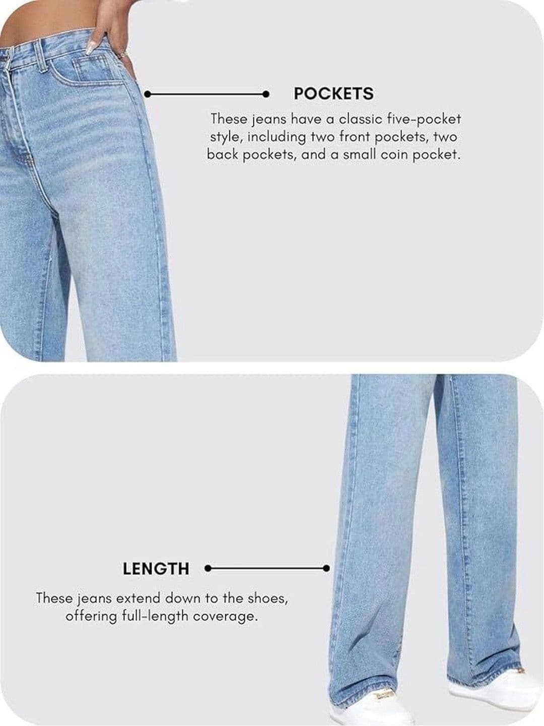 MAKPAK Women Jean Relaxed Fit High-Rise Jeans thumbnail 3