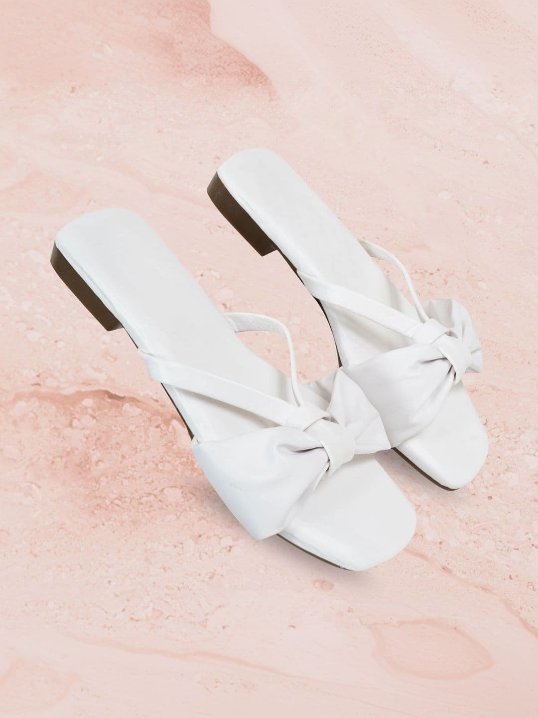DressBerry Women Open Toe Flats with Bows thumbnail 2