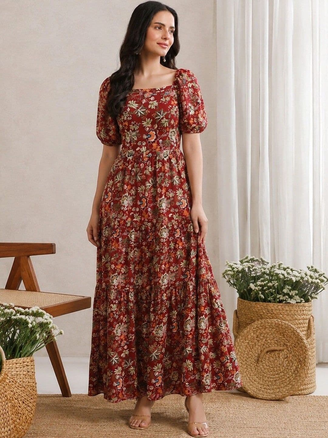 PRESHA Women Floral Printed Floral Kurta thumbnail 5