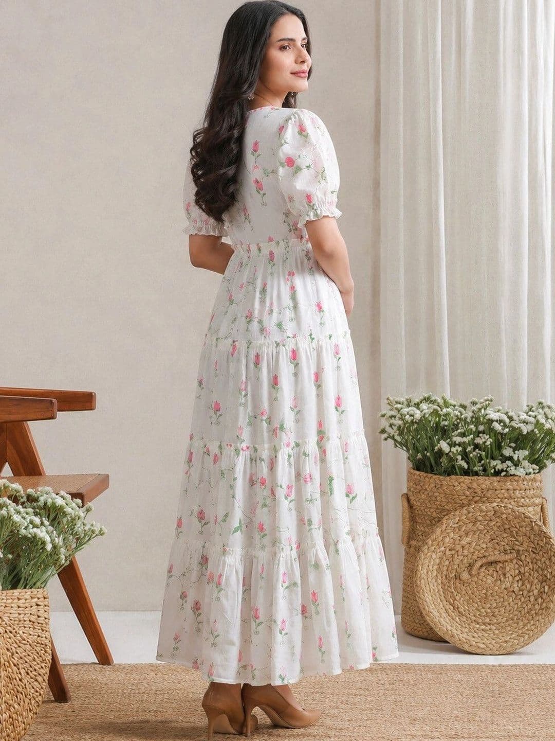 PRESHA Women Floral Printed Floral Kurta thumbnail 5