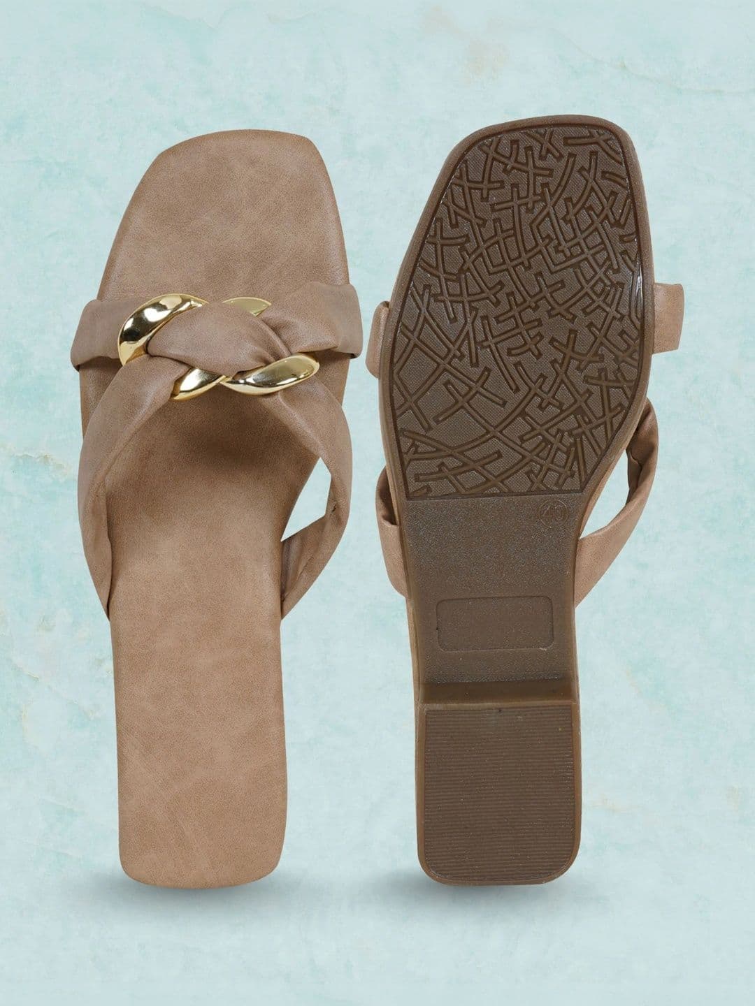 Mast & Harbour Women Open Toe Flats with Buckles thumbnail 5