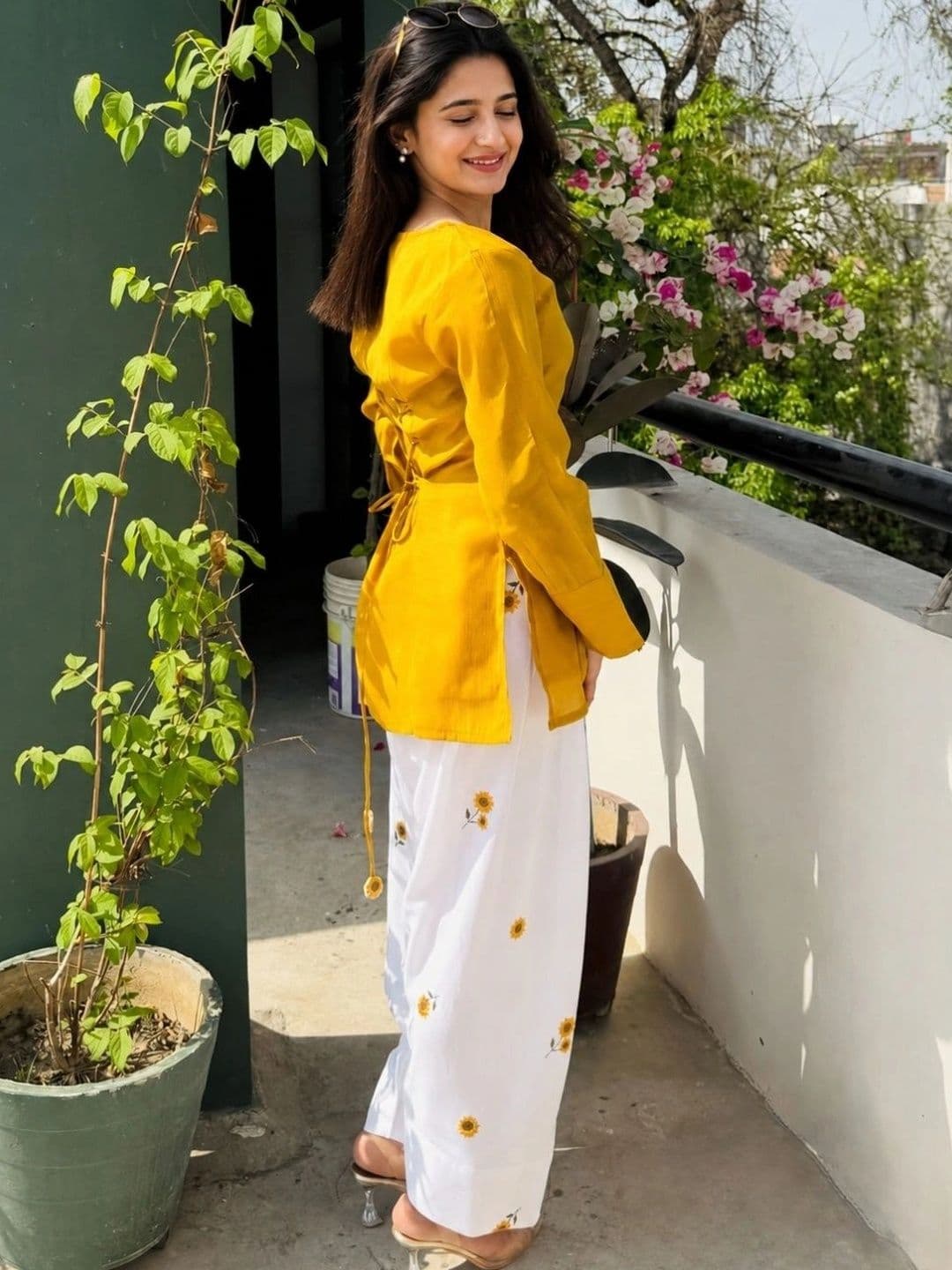 TWINS LADY Women Floral Regular Kurti with Patiala thumbnail 7