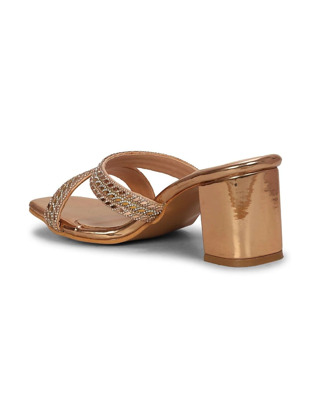 DressBerry Embellished Ethnic Block Mules thumbnail 4