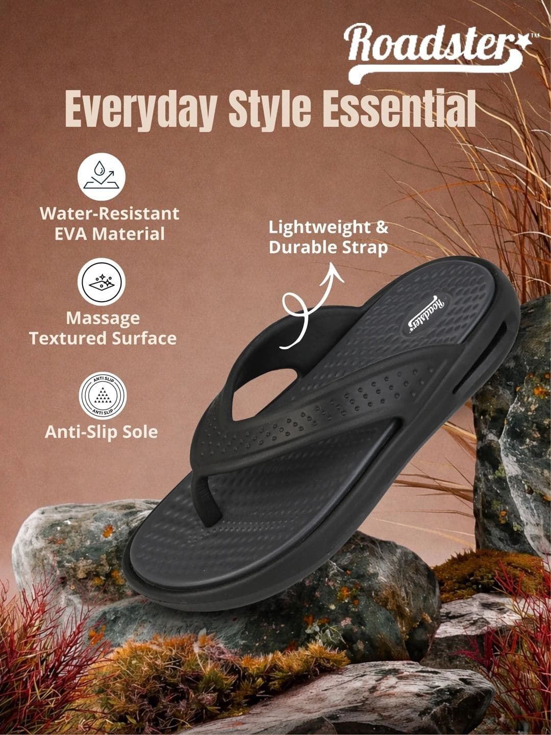 Roadster Men Thong Flip-Flops thumbnail 7