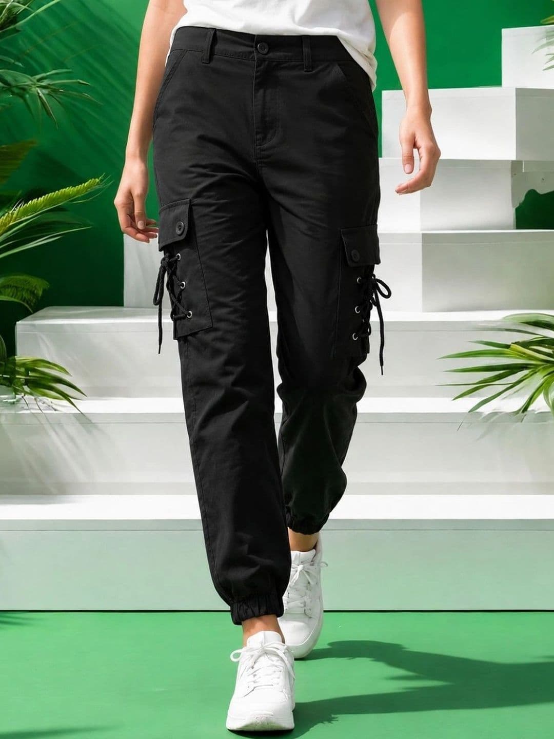 FLARING Women Classic Regular Fit Mid-Rise Coated Stretchable Jeans - view 1