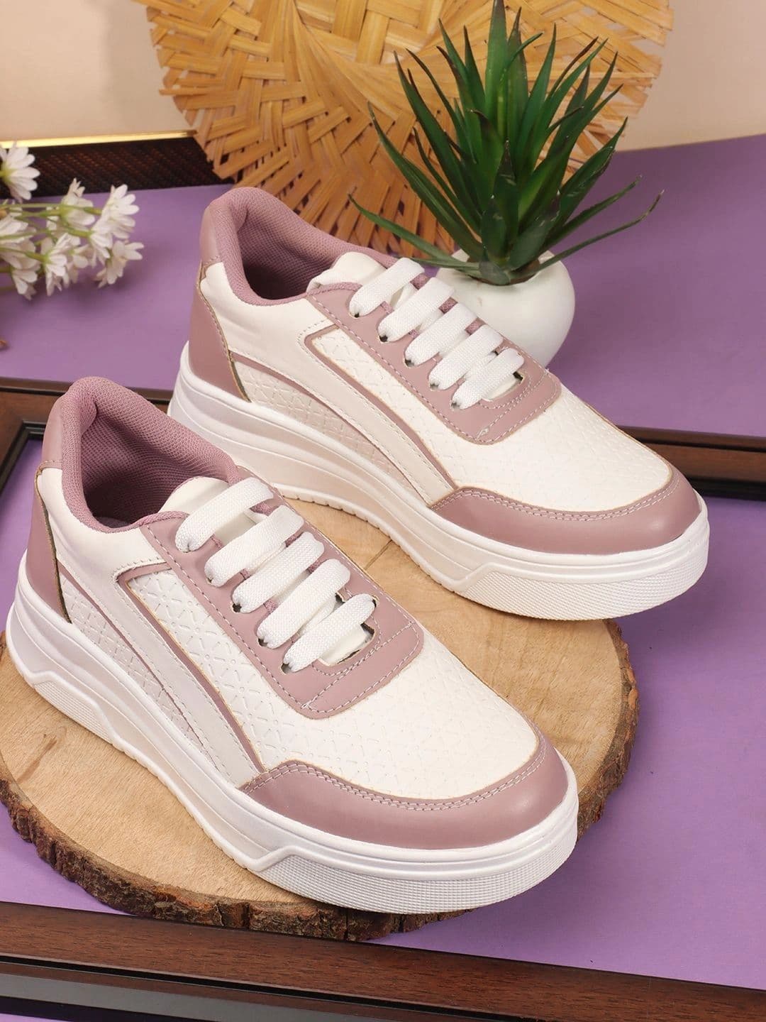CORSICA Women Textured PU Sneakers - view 1
